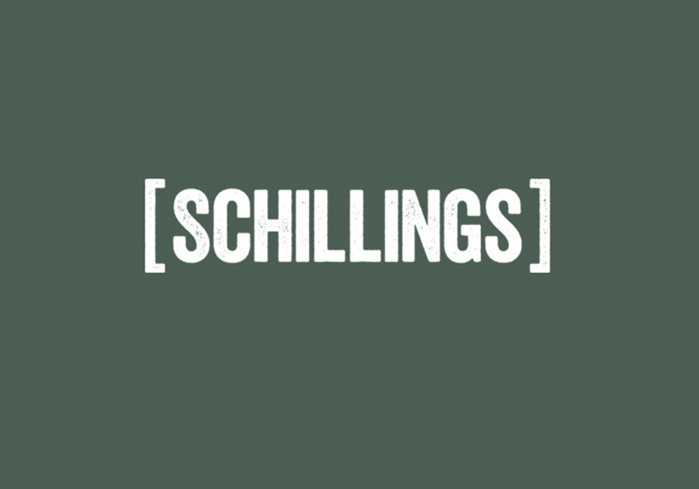 SCHILLINGS White Logo Panel 1000X700